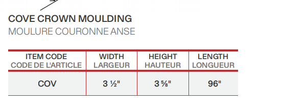 Moulure de couronne Shaker Blanc