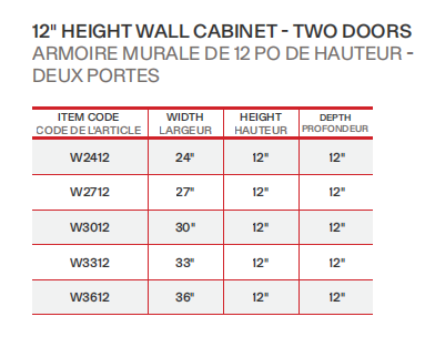 Reve Cuisine W2412-2D-S