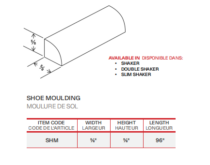 shoe moulding