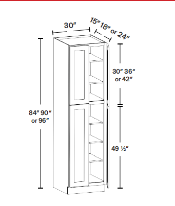 tall pantry 24
