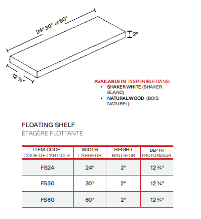 floating shelf
